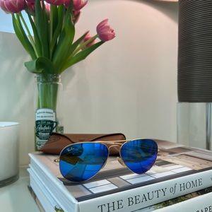 Ray-Ban AVIATOR FLASH LENSES BLUE